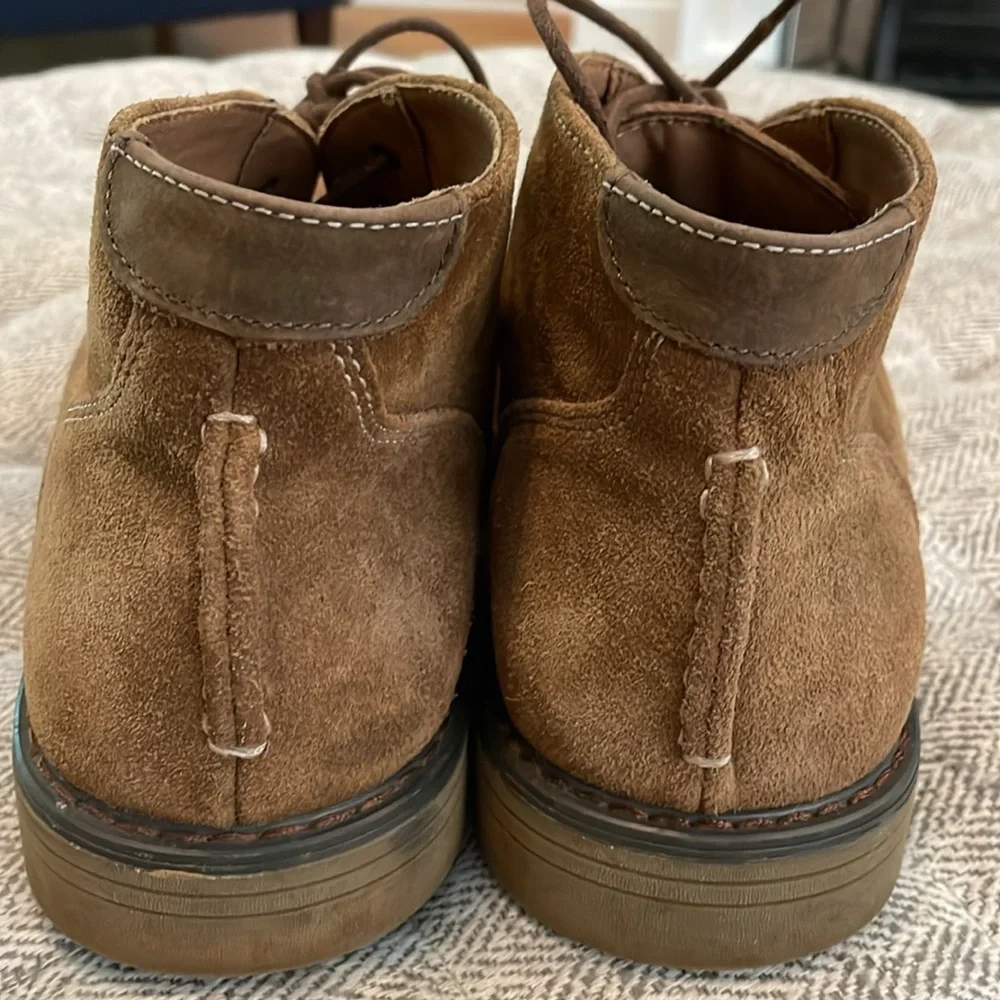Nunn Bush Men's Shoe Size 8M Camel Lancaster Plain Toe Chukka Boots 8470…